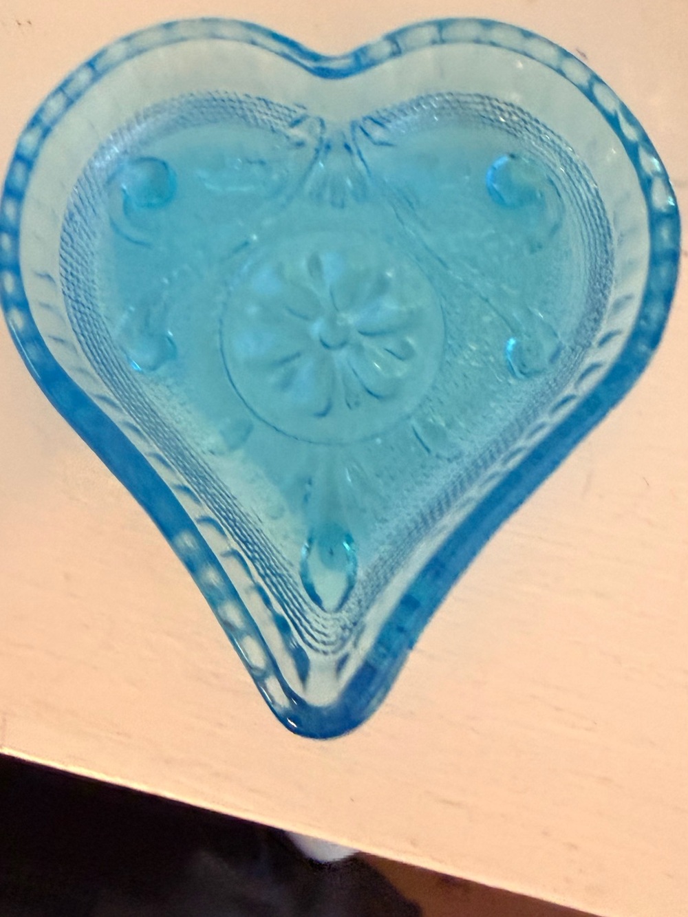 Midcentury Indiana Tiara Glass Trinket Dish - Picture 3 of 4